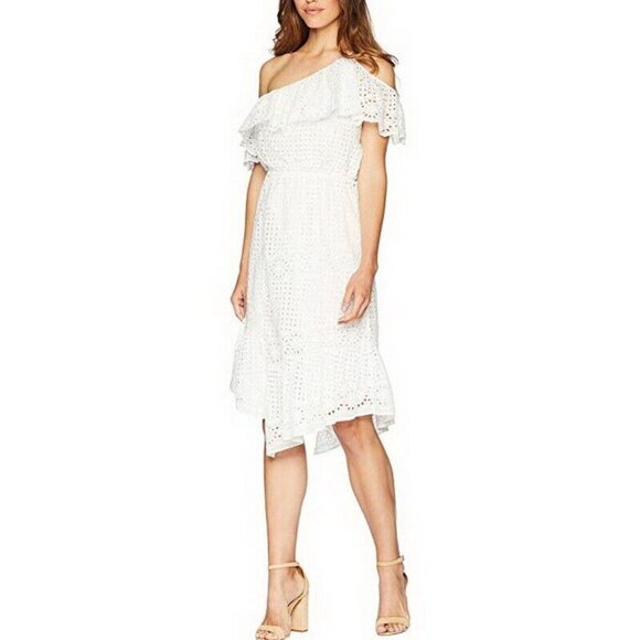 Joie Porcelain Corynn Eyelet Dress - Picture 1 of 3